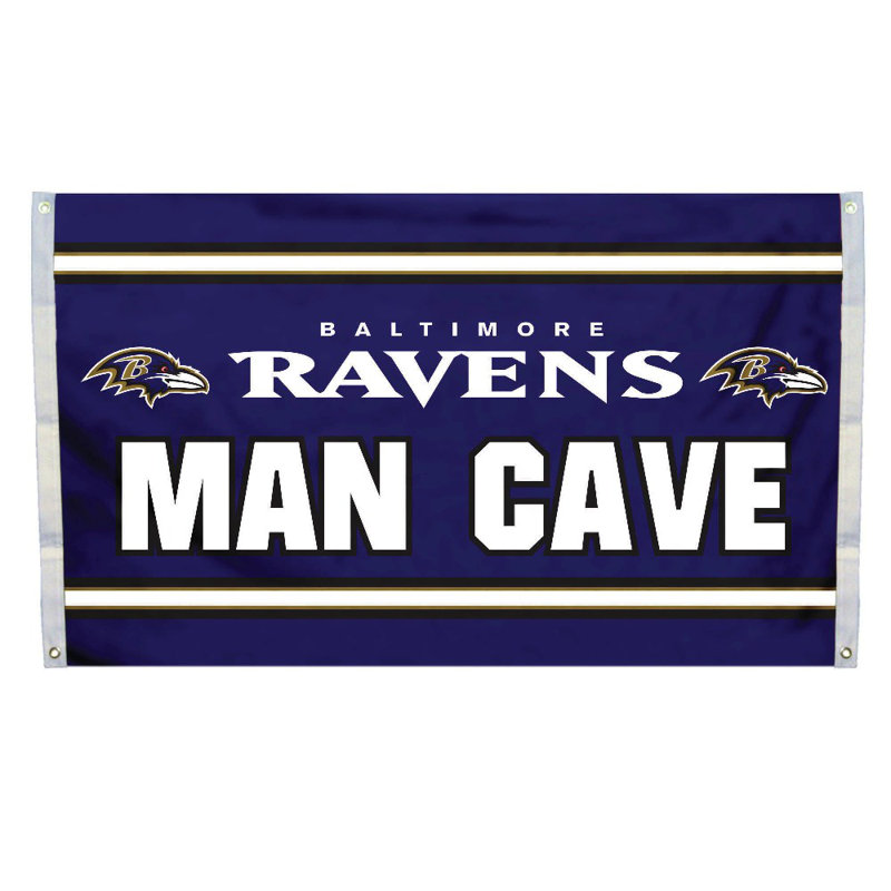 Fremont Die NFL Man Cave Polyester 3 x 5 ft. Flag Set & Reviews Wayfair